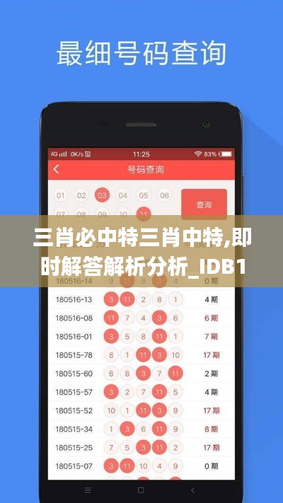 三肖必中特三肖中特,即时解答解析分析_IDB19.12