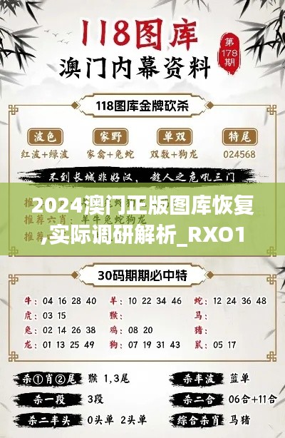2024澳门正版图库恢复,实际调研解析_RXO19.86