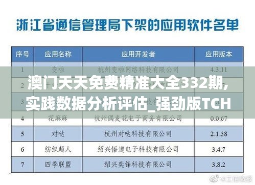 澳门天天免费精准大全332期,实践数据分析评估_强劲版TCH11.30