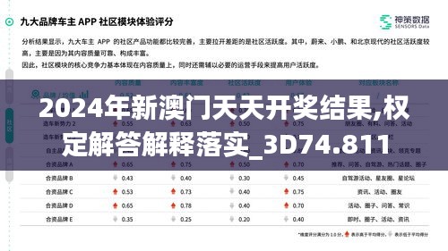2024年新澳门天天开奖结果,权定解答解释落实_3D74.811