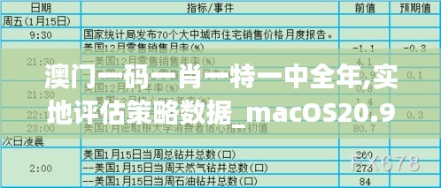 澳门一码一肖一特一中全年,实地评估策略数据_macOS20.998-4
