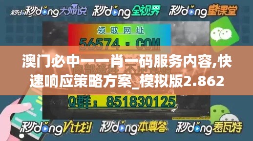 澳门必中一一肖一码服务内容,快速响应策略方案_模拟版2.862