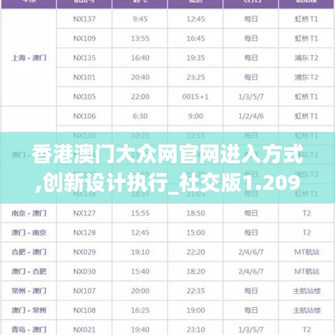 香港澳门大众网官网进入方式,创新设计执行_社交版1.209