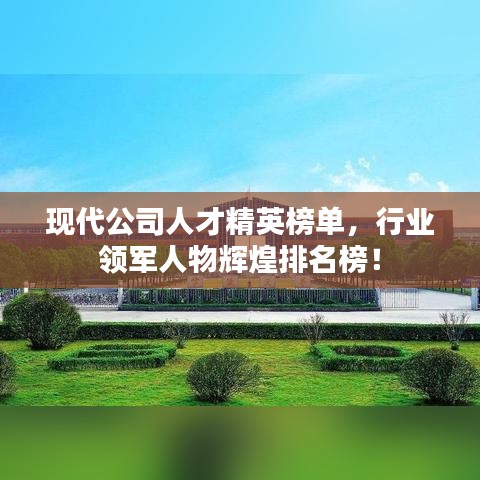 现代公司人才精英榜单，行业领军人物辉煌排名榜！