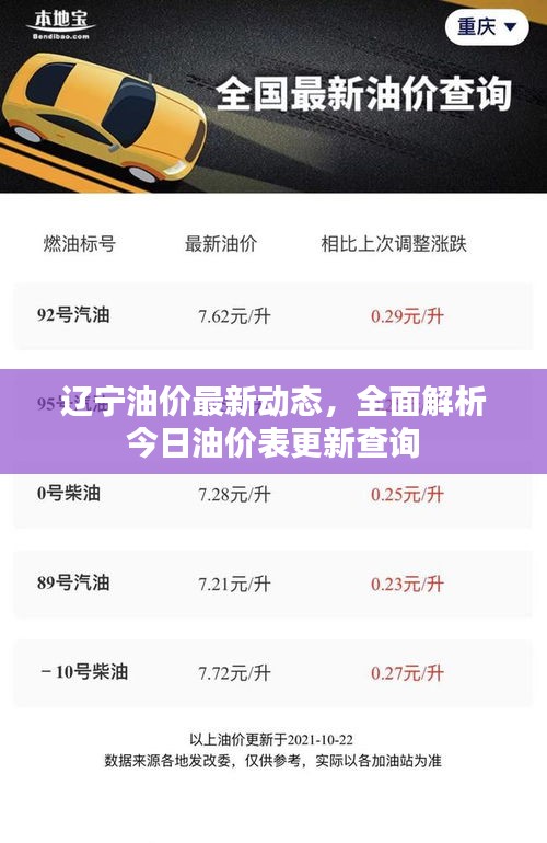 辽宁油价最新动态，全面解析今日油价表更新查询